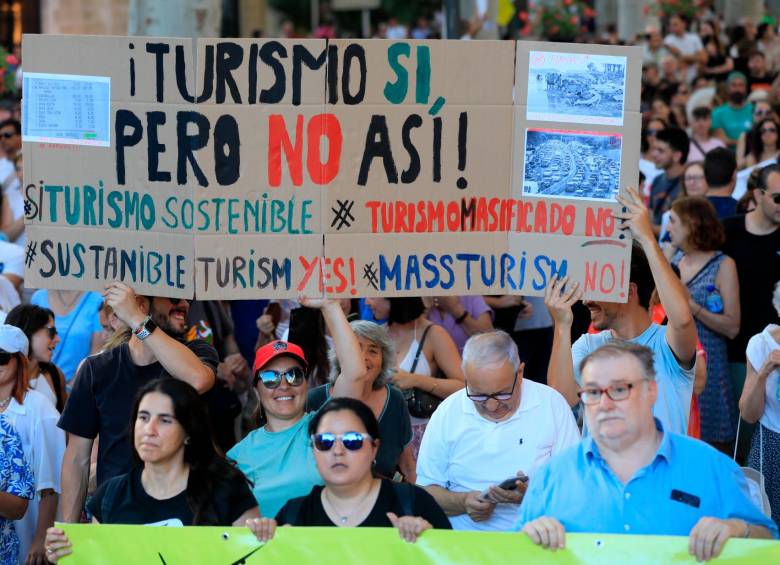 Siguen las protestas contra el turismo masivo en España