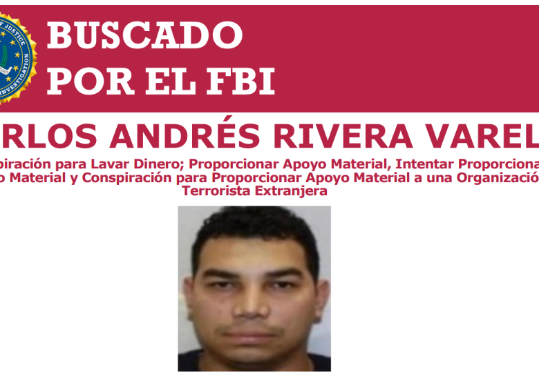 Carlos Rivera, alias La Firma, es buscado por el FBI. Foto: EE. UU.