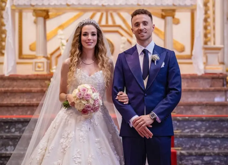 Diogo Jota se había casado hace unos días con su pareja, Rute Cardoso. FOTO: Tomada de X @DiogoJota18