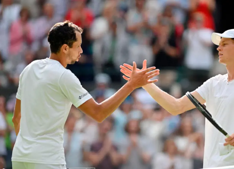 Daniel Galán espera darle batalla a Sinner como lo hizo hace dos años en Wimbledon. FOTO AFP
