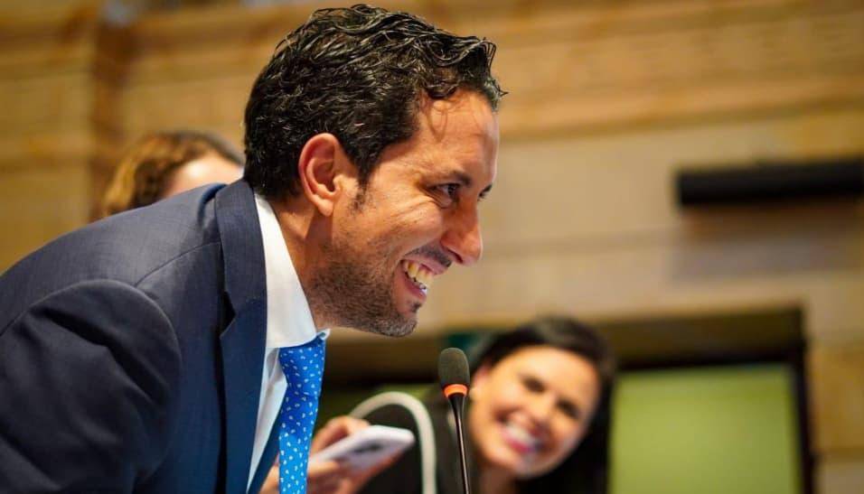 Julián David López Tenorio, presidente de la Cámara, acudirá a instancias internacionales tras ser suspendido por tres meses del Partido de la U. FOTO: @Julianlopezte vía X.  Julián David López Tenorio, presidente de la Cámara, acudirá a instancias internacionales tras ser suspendido por tres meses del Partido de la U. FOTO: @Julianlopezte vía X.
