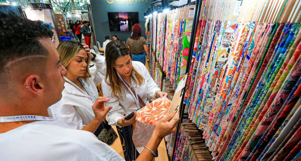 Durante el primer día de feria los más 5.500 compradores presenciaron las diferentes propuestas de moda. FOTO Esneyder Gutiérrez