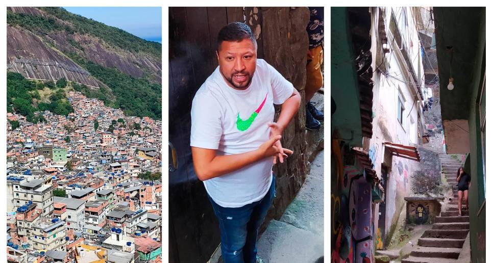 Ese laberinto apeñuscado es la Rocinha, la favela más populosa y conocida de Río de Janeiro, con más de 200.000 habitantes. Sergio es el paisa que hace tours guiados en esta barriada popular. FOTOS: EL COLOMBIANO