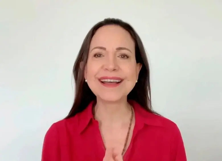 María Corina Machado, opositora venezolana y ganadora del premio Nobel de Paz. FOTO: CORTESÍA @MariaCorinaYA.