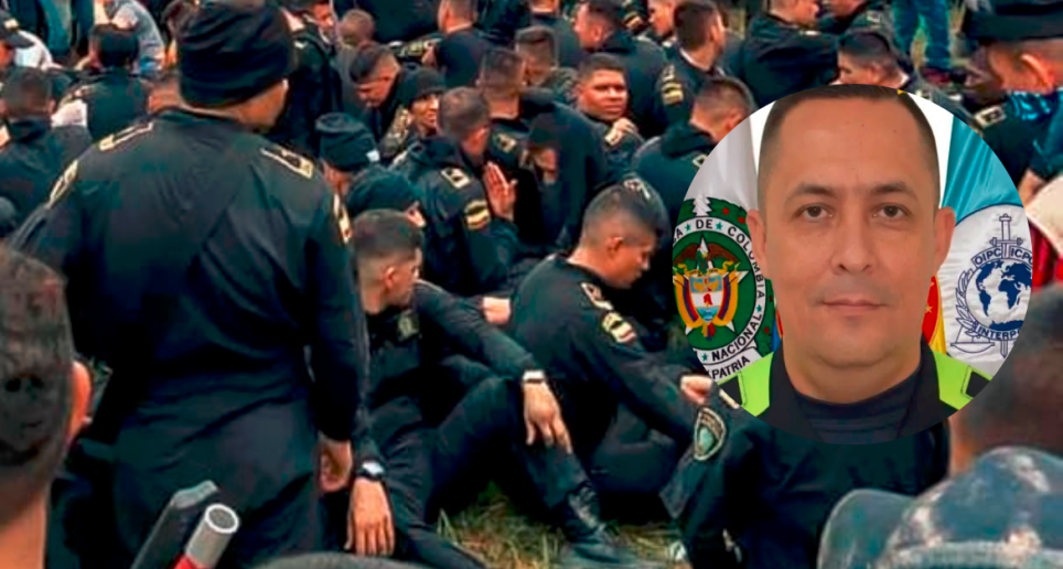 El comandante de policía de Caquetá, Javier Antonio Castro, será capturado para que explique sus acciones durante el secuestro de más de 70 uniformados en San Vicente del Caguán. FOTO: CORTESÍA