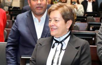 “La reforma pensional se está encarrilando como debe ser”, dijo la ministra del Trabajo, Gloria Ramírez. FOTO cortesía MinTrabajo