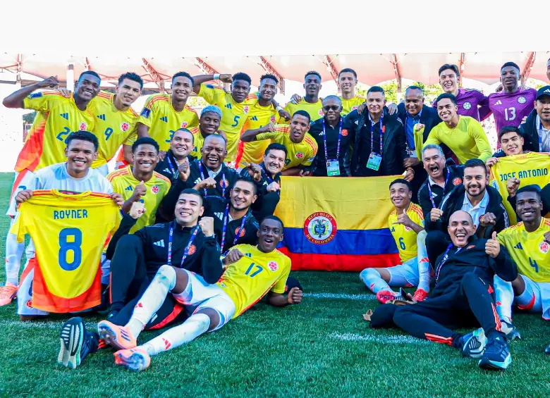 Colombia espera en Chile pasar por segunda vez, en su historia, a semifinales de un Mundial sub-20 de fútbol. FOTO X-SELECCIÓN COLOMBIA