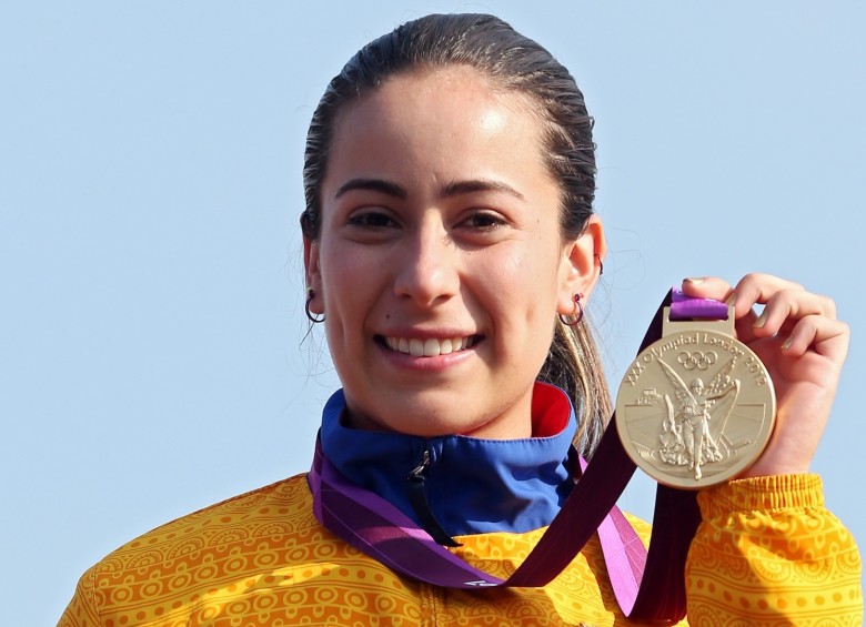 En 2012 Mariana le entregó el que en ese entonces era el segundo oro para Colombia en toda su historia. FOTO ARCHIVO