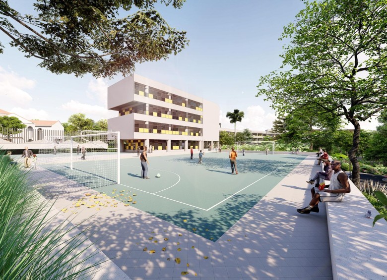 Así serán los nuevos espacios de la Ciudadela Universitaria de Occidente, que se entregaría a finales de 2019. RENDERS ALCALDÍA DE MEDELLÍN