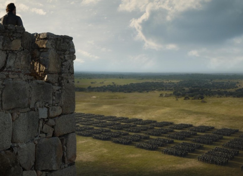 Así llega el ejército de los Inmaculados y los jinetes Dothraki. FOTO Cortesía HBO
