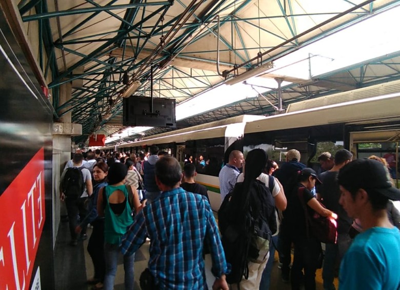 La situación ha generado una menor frecuencia de trenes. FOTO VALENTINA HERRERA