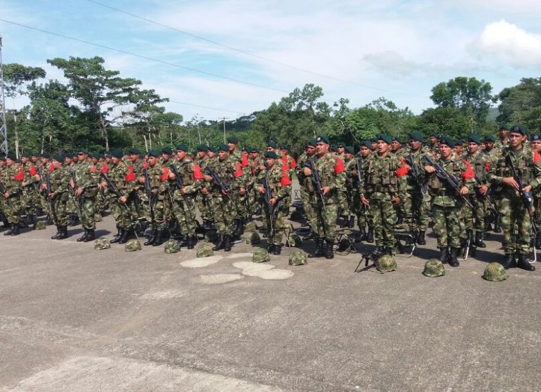 1.700 soldados profesionales cuidarán las ZVTN en Antioquia, Córdoba y Chocó. Foto: Ejército