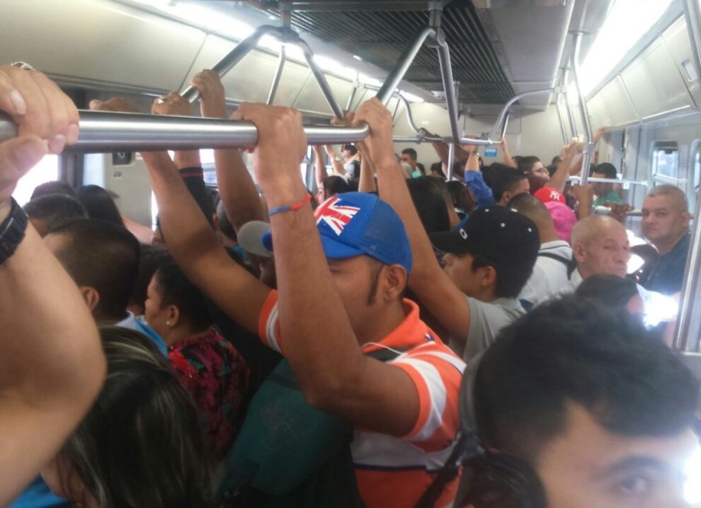 Así ha estado el Metro de Medellín gratis hoy para que todos los ciudadanos salgan a votar. FOTO ÓSCAR ANDRÉS SÁNCHEZ