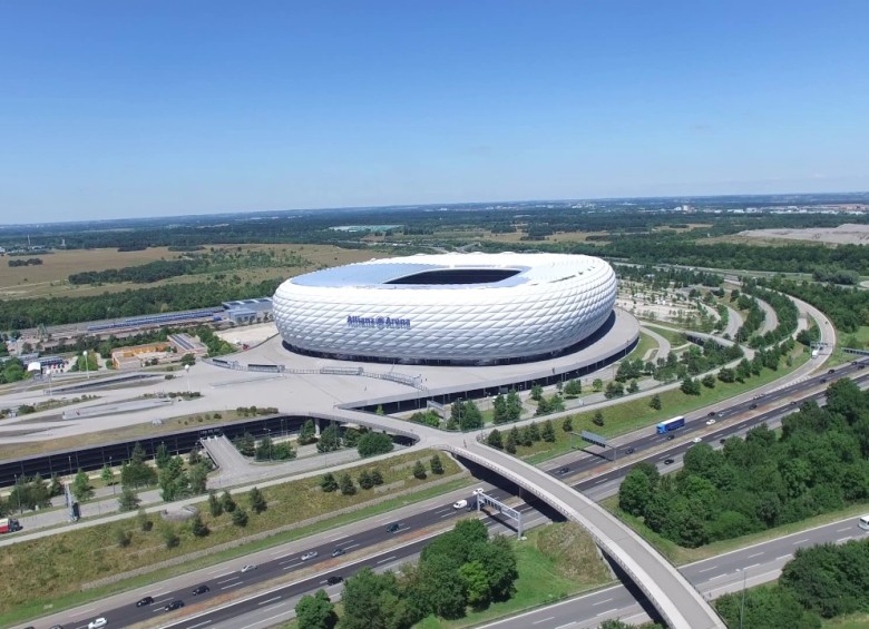 El estadio Arena de Múnich, podría ser sede de la final de la Liga de Campeones en 2021. FOTO EFE