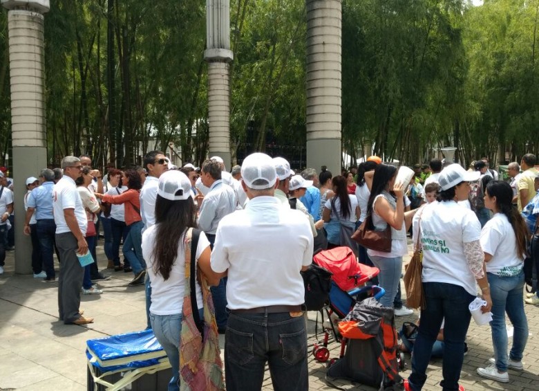 Colonias del Nordeste protestaron en Medellín en apoyo al paro minero