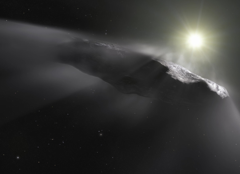 El objeto que entró al Sistema Solar en 2017, llamado Oumuamua, es el primer objeto interestelar que nos visitó y no es cometa ni asteroide. FOTO