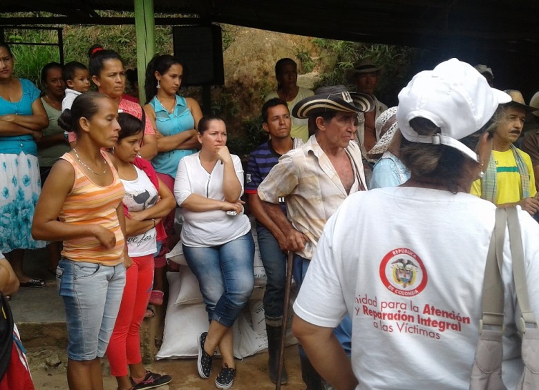 La Unidad para las Víctimas reparó colectivamente a comunidades en 13 municipios antioqueños en 2016. FOTO: Cortesía Unidad para las Víctimas.