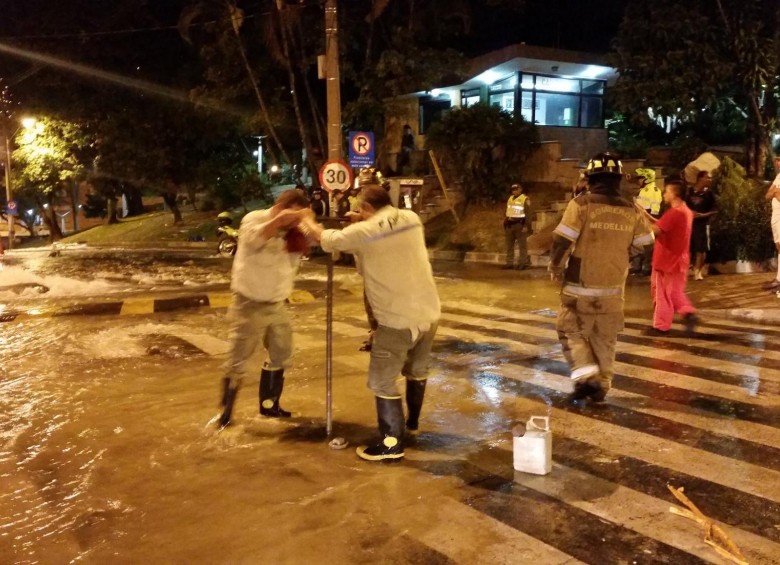 Ruptura en el acueducto tiene sin agua el centro-oriente de Medellín