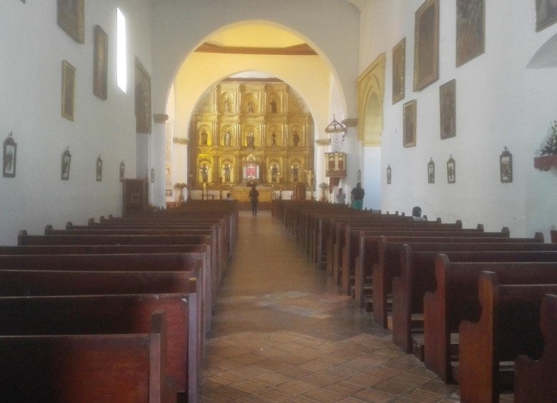 La iglesia principal del municipio: Nuestra Señora del Rosario se construyó entre 1608 y 1665. 