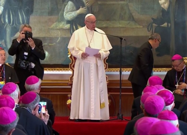 Así fue la visita del Papa a la Catedral Primada