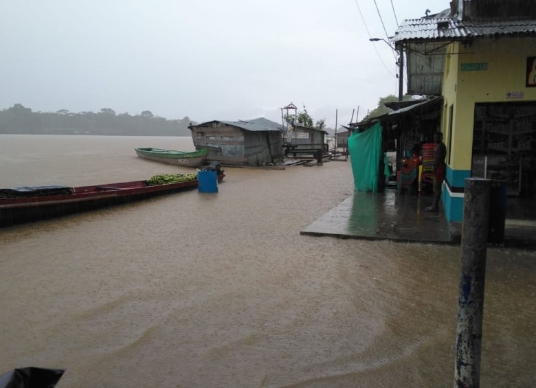 Desbordamientos de tres ríos tienen inundado a Vigía del Fuerte