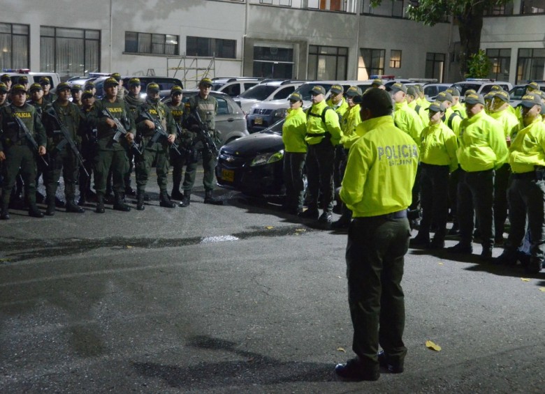 Operativo en Ciudad Bolívar contra el microtráfico. FOTO CORTESÍA POLICÍA NACIONAL