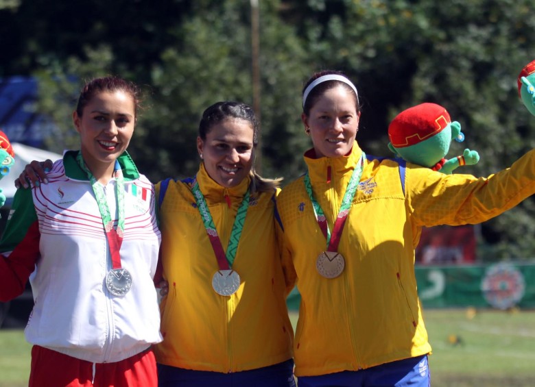 Colombia también se llevó el bronce con Natalia Sánchez en sencillos. FOTO COLPRENSA