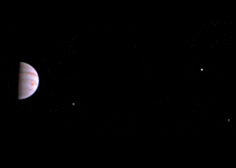 Juno ingresó a la órbita joviana la semana pasada después de un viaje de cinco años. FOTO Nasa vía AP