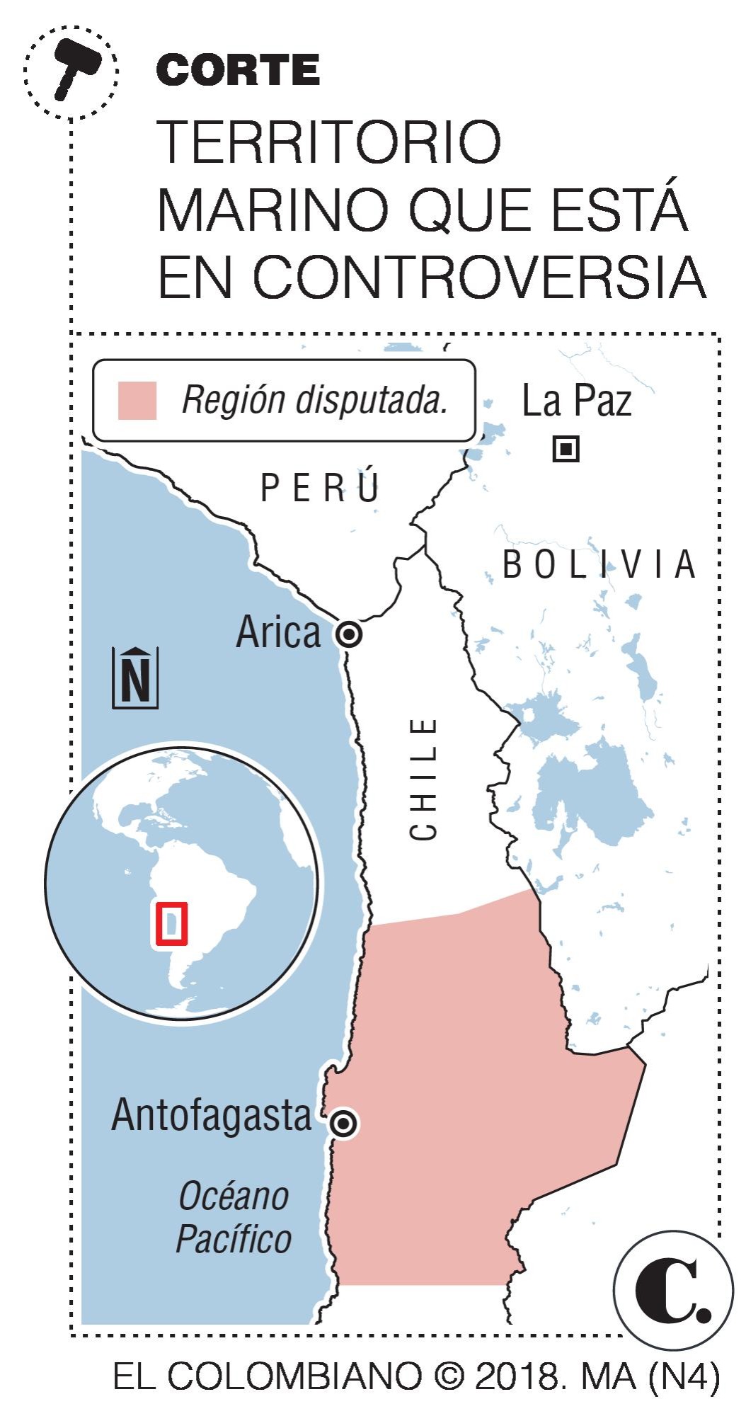 Bolivia: solo “diplomacia” le podría dar vía al mar