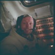 El astronauta Neil A. Armstrong, comandante de Apolo 11, en el interior del módulo lunar (LM). FOTO Nasa / Reuters