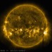Reuters/Nasa - Imagen del sol captada por la Nasa este 31 de diciembre. Se puede ver la corona de fuego.
