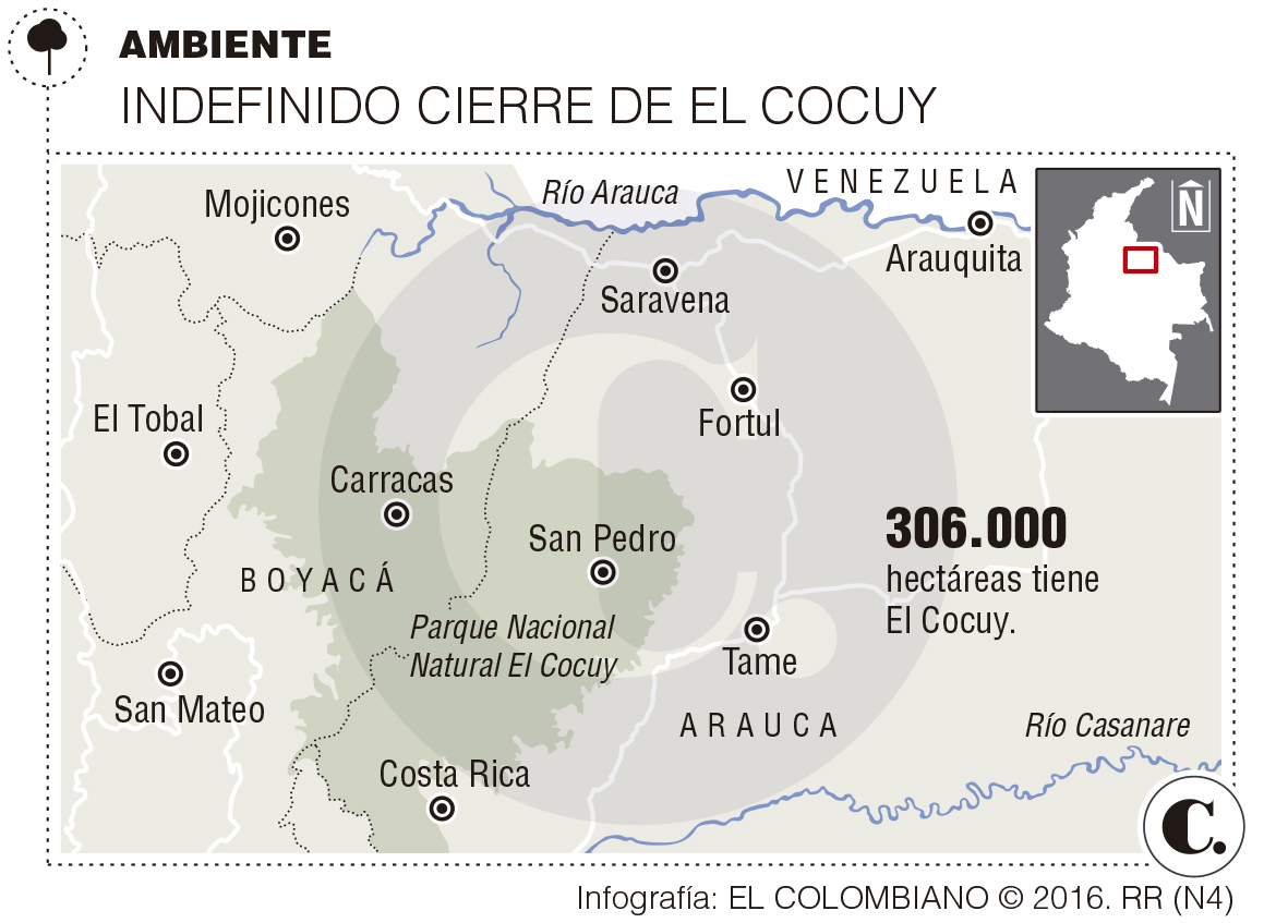 Por estudios ambientales, El Cocuy estará cerrado