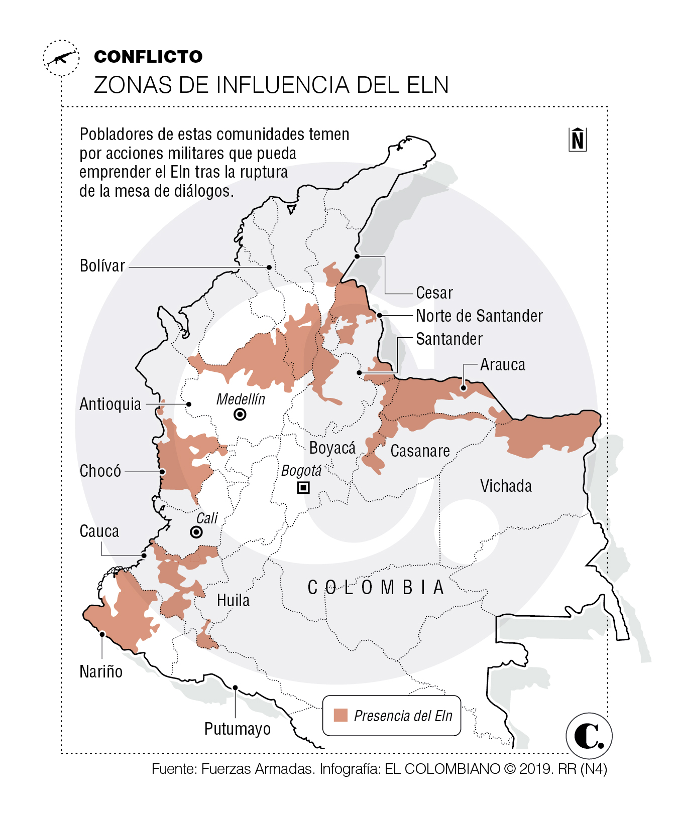 Comunidades sufren la guerra con mesa o sin ella