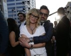 Mark Ruffalo y su esposa. FOTO Reuters