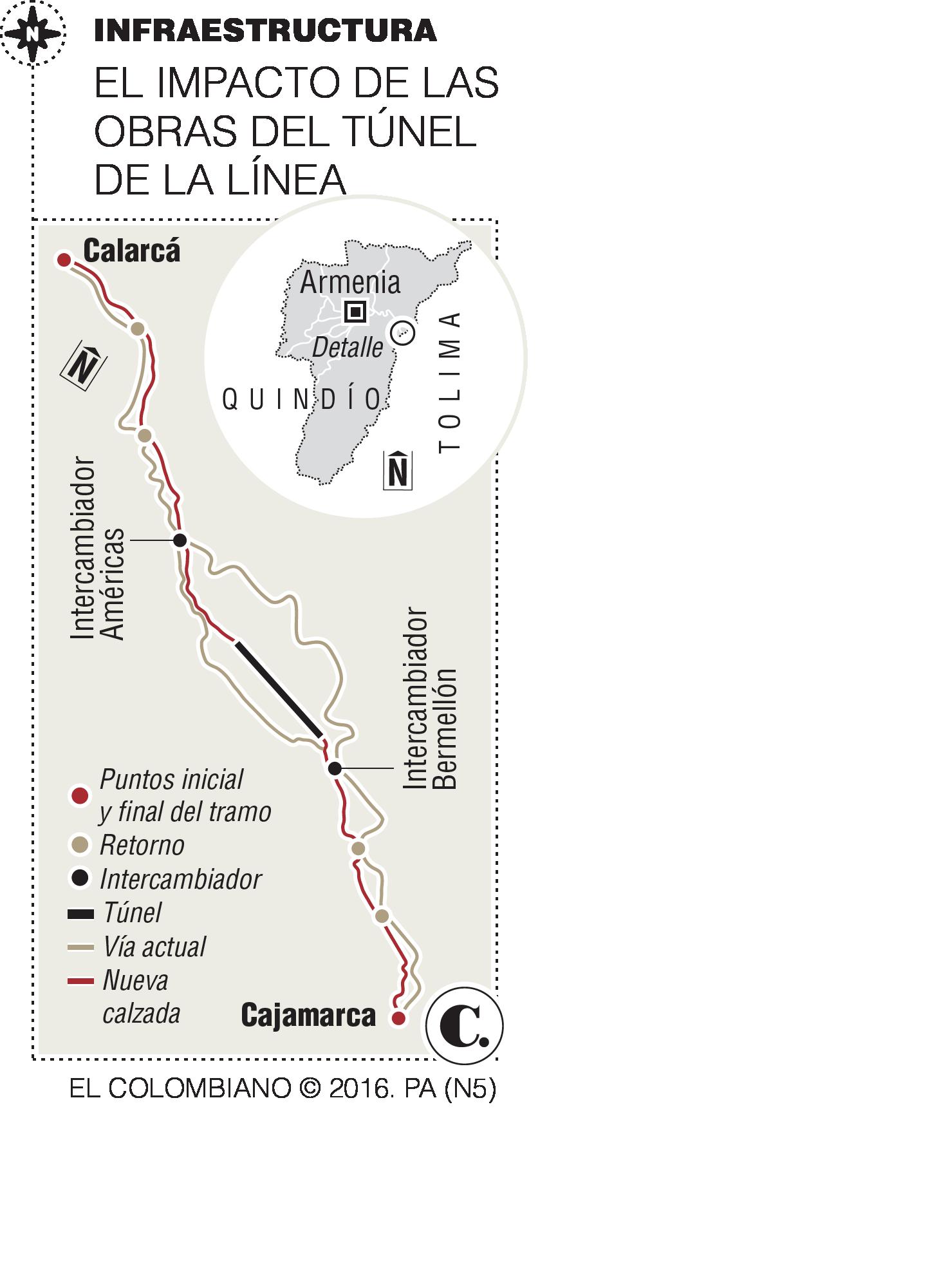 Terminar el 12 % del túnel de La Línea costará $238.968 millones