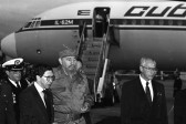 Si bien sus visitas a Colombia fueron esporádicas, Fidel Castro mantuvo una particular cercanía con algunos colombianos durante su vida. FOTO ARCHIVO.