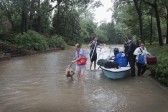 El servicio meteorológico estadounidense calificó como unas inundaciones catastróficas sin precedentes en el este de Texas y en Houston. FOTO AFP