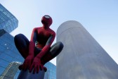 El hombre araña no puede faltar en la Comic Con. FOTO Reuters