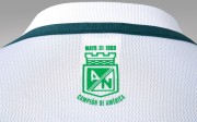 Detalles en la espalda de la nueva camiseta de Atlético Nacional. FOTO Cortesía