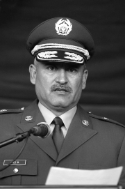 General Orlando Paéz, comandante de la Región Cuatro de Policía