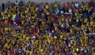 Los hinchas colombianos fueron a apoyar a la selección. FOTO Reuters