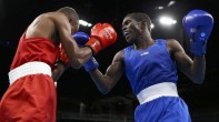 Su primera victoria fue contra el local Patrick Lourenco, en las premiliminares de boxeo de minimosca masculino (46-49 kg). FOTO Reuters