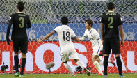Un ‘gol tecnológico’, un penalti que advirtieron los asistentes de vídeo al colegiado húngaro Viktor Kassai, transformado por Shoma Doi a los 33 minutos, permitió adelantarse al Kashima. FOTO AP