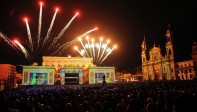 Se trata de uno de los espectáculos más hermosos del mundo y que convoca a millones de personas cada año a la ciudad francesa de Lyon. Un montaje de gran formato compuesto por mapping, iluminación y música. FOTO AFP