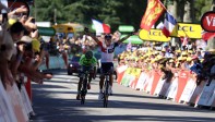 Es la primera vez que Pantano, de 27 años, cruza la meta al frente en una etapa del Tour. FOTO AFP