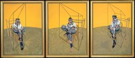 Tres estudios de Lucian Freud, de Francis Bacon. Es un tríptico subastado en 105 millones de euros en Christie’s, Nueva York, el 12 de noviembre de 2013. Es un óleo realizado en 1969. Lucian Freud fue un pintor y grabador británico del siglo XX, destacado en el arte figurativo.