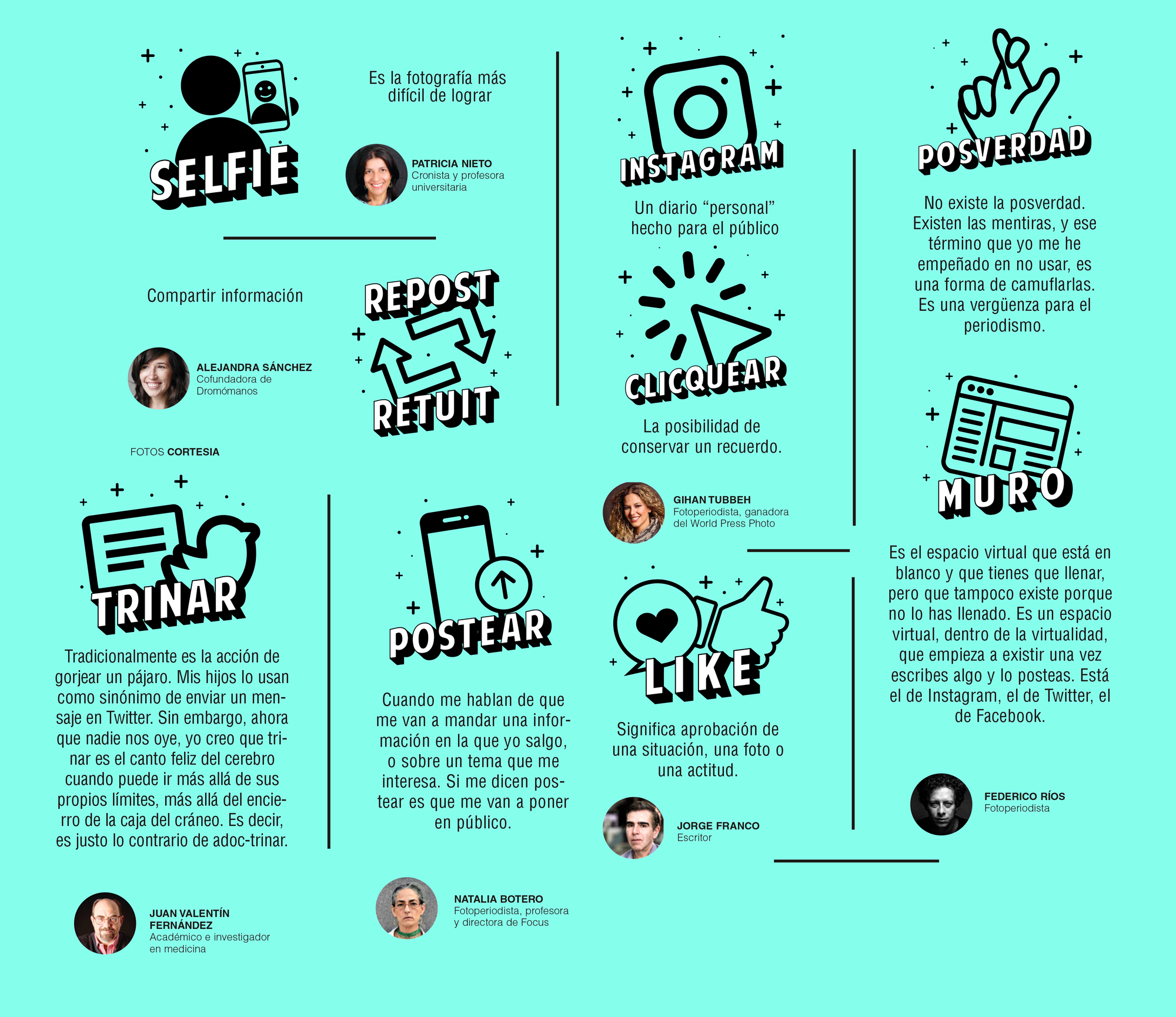 Palabras modernas como selfie, Facebook: definiciones en Festival Gabo