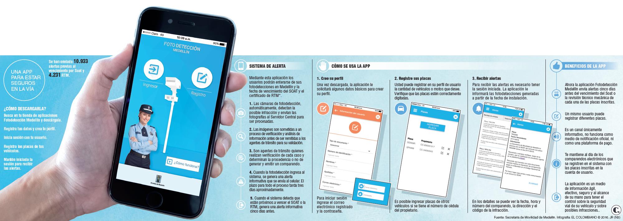 App móvil de la Secretaría de Movilidad, una ayuda para la memoria