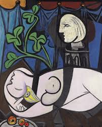 Desnudo, hojas verdes y busto, de Pablo Picasso. Fue vendido por 93 millones de euros el 4 de mayo de 2010, en Christie’s, Nueva York. Es una pintura de 1932 en la que el español retrató a su amante Marie-Thérèse Walter.