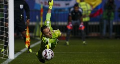 El portero colombiano David Ospina fue el arquero menos vencido en la Copa América. Foto archivo